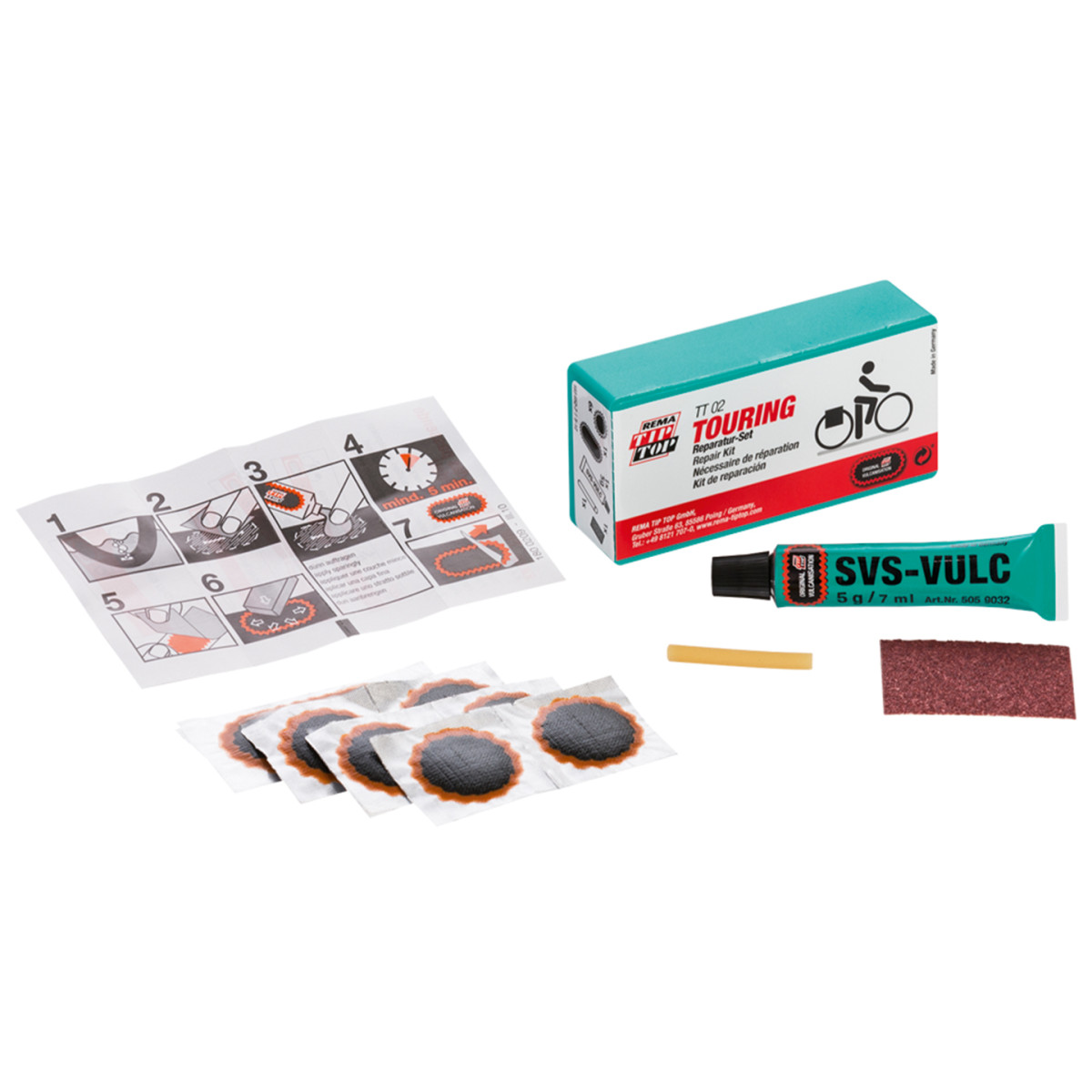 REMA TIP TOP TT02 kameros remonto rinkinys | Velonova